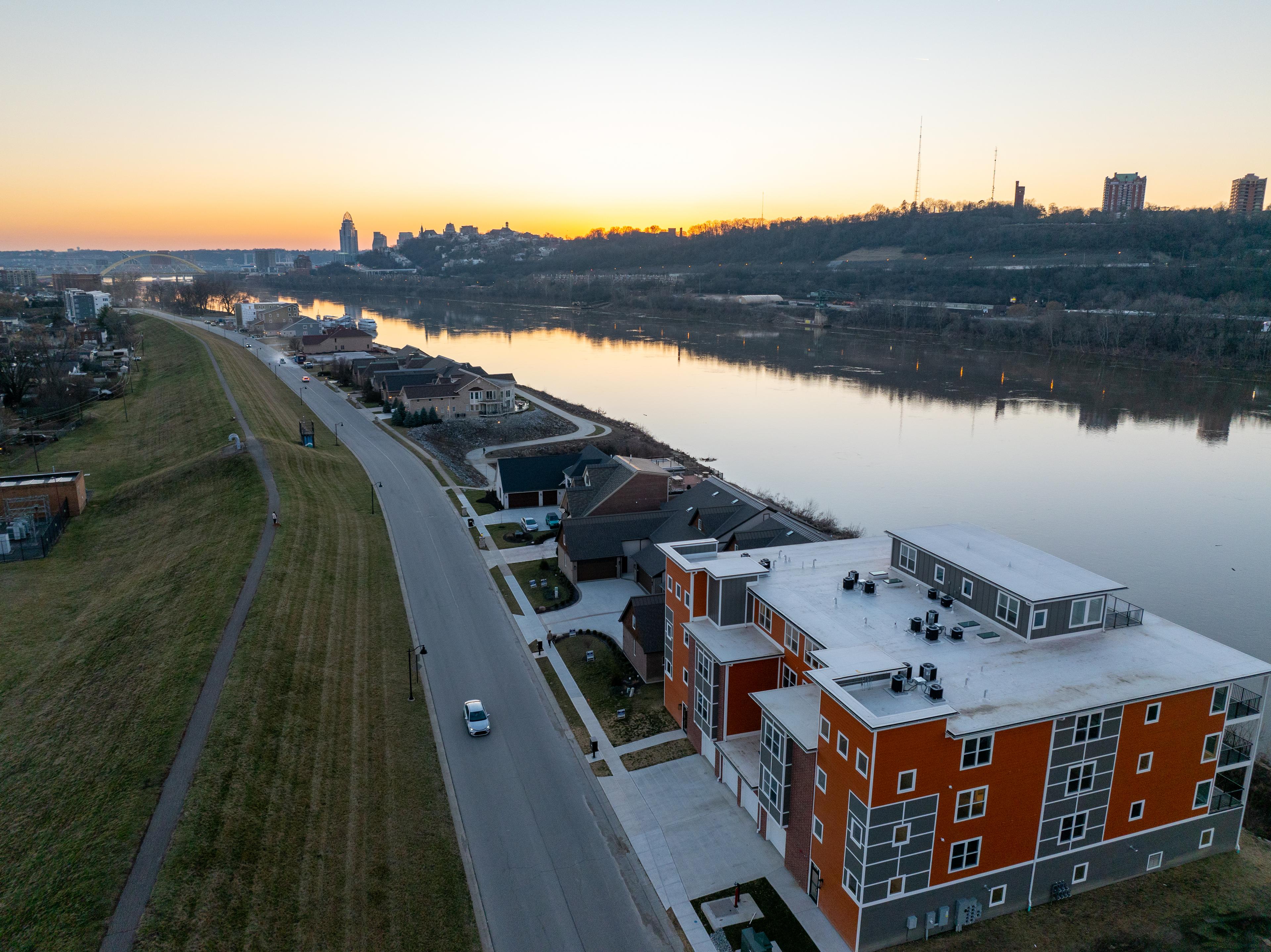 Manhattan Harbour aerial view